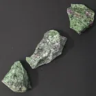 Ruby Stones Wholesale Natural Semi Precious Raw Rough Rock Epidote Ruby Zoisite Stones For Sale