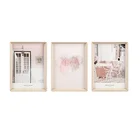 Frame Sofine Set Of 3 MDF Wall Frame With Kind Of Design