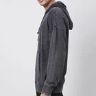 Black Sweatshirt Acid Wash Hoodie Mens Custom Black Acid Wash Sweatshirt Stone Washed Vintage Wash Hoodie