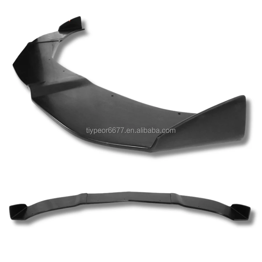 product tiypeor front splitter for 2012 2014 dodge charger srt front bumper lip pu 3pcs-4