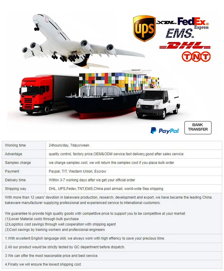 shipping and service