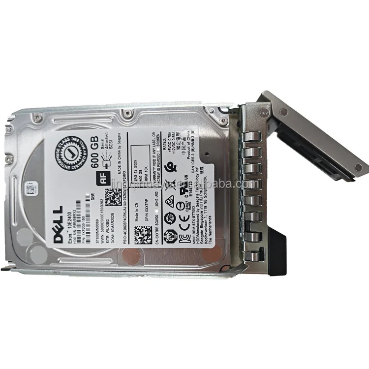 Dell 600GB 10K SAS for Server 7.8ms Seek Supports RAID 0/10 Hot Plugging in Stock
