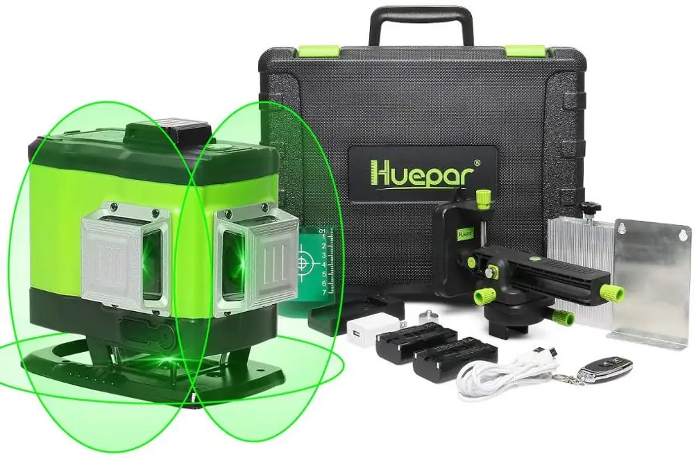 Huepar Dg Self Leveling Remote Control Multi Line Flooring Laser