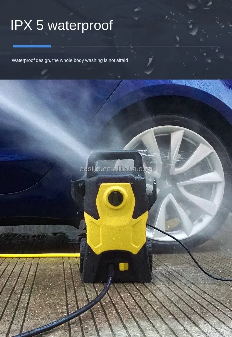 High Pressure Jet Cleaner Car Washer 1600w With Foam Bottle High