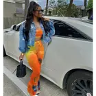 Tie Dye New Arrival Womens 2 Piece Outfit 2 Piece Set Women Tie Dye Set Short Top For Ladies