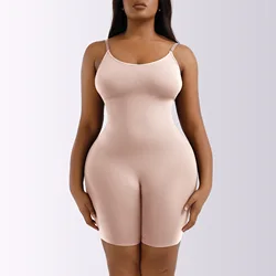 Plus Size Women's Clothing Postpartum Butt Seamless Body Shapewear Corset Abdomen Control One-Piece Underwear Jumpsuit Bodysuit