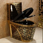Ceramic Black Bowl Ceramic Ceramic Bowl Toilet Ceramic Black Bowl Gold Wall Hung Easy Clean Toilet Commode For Bathroom