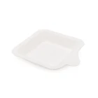 Party Plate Best Sales Bagasse Disposable Tableware Party Paper Plate 4 Inch Plate Cake Tray