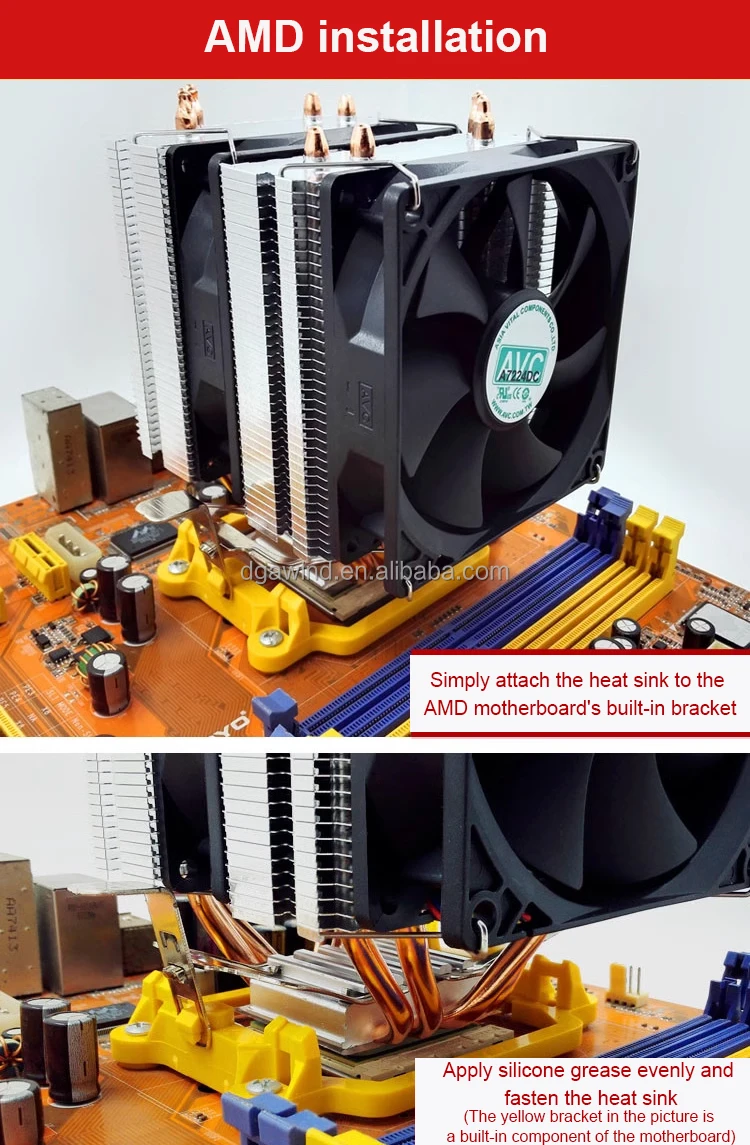 Pin Server Cpu Cooler, Aluminium, 1700, 1155 - detail 14