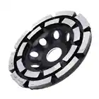 DELUN 4 Inch Round Novel Style Grinder Soft Concrete Diamond Grinding Disc Cup Wheel For Glass And Machine