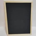 Pinewood DIY Alphabet Message Board With Letter Black Item