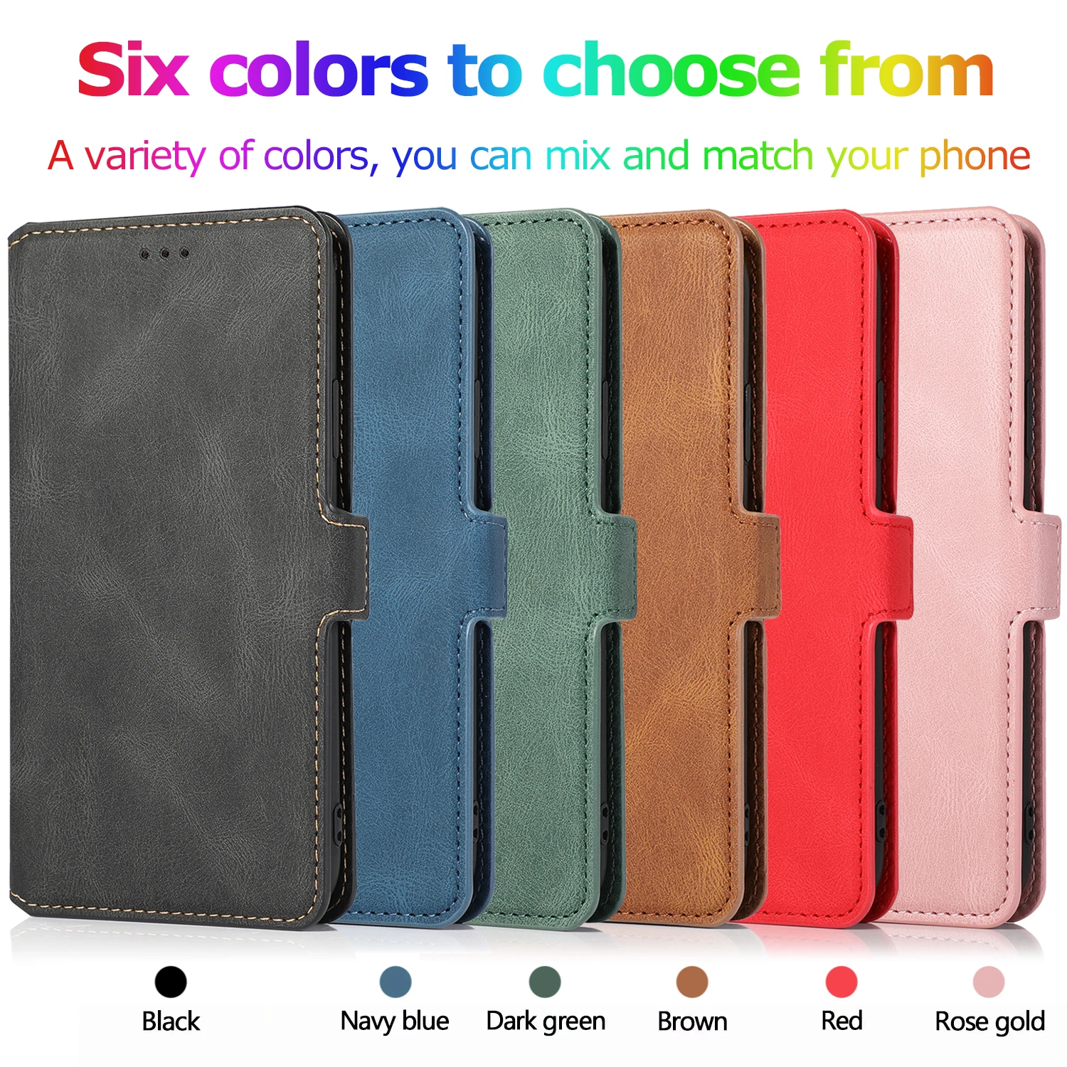 Custom Multifunction pu leather Card Slots wallet phone case for lg velvet 5g cases cover