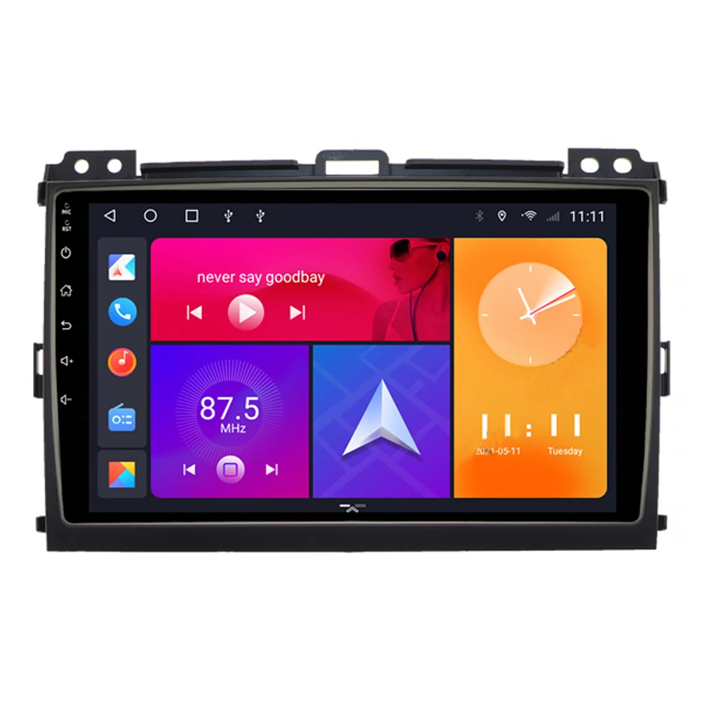 9 Inch Android Car Radio Fascia Frame Adapter Power Cable For Toyota