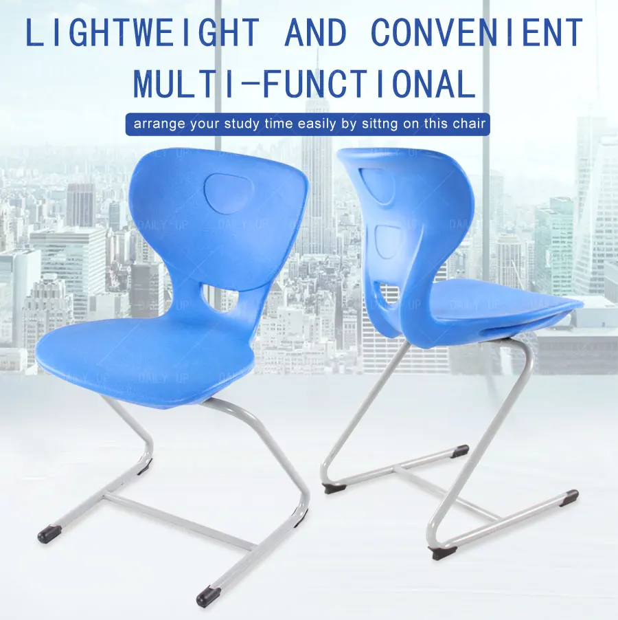 Sled School Student Chair For Classroom Training Room Ergonomic Library Reading Chair Household Study Room Chair