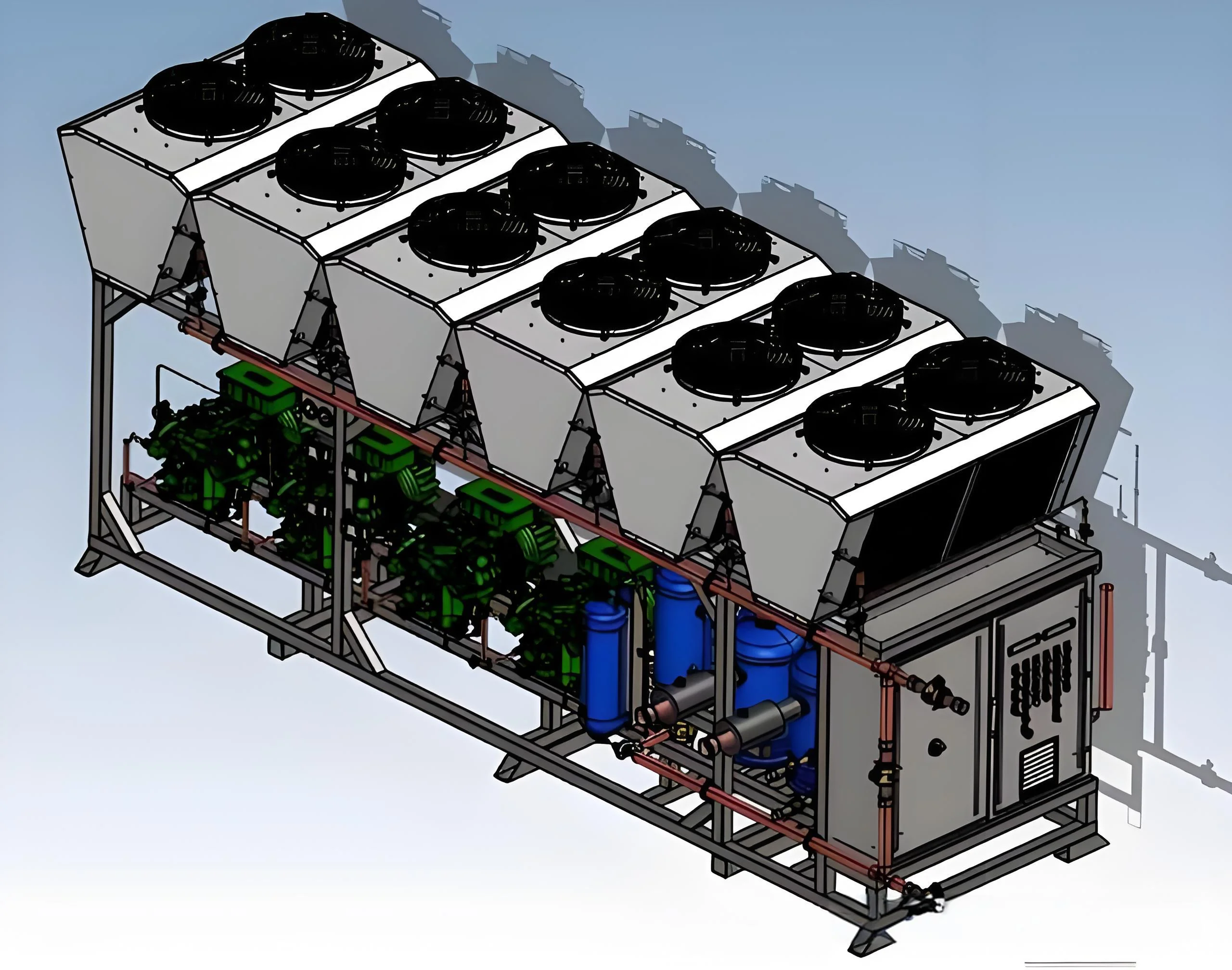 Closed Chiller, 50t, 210kw - detail 6