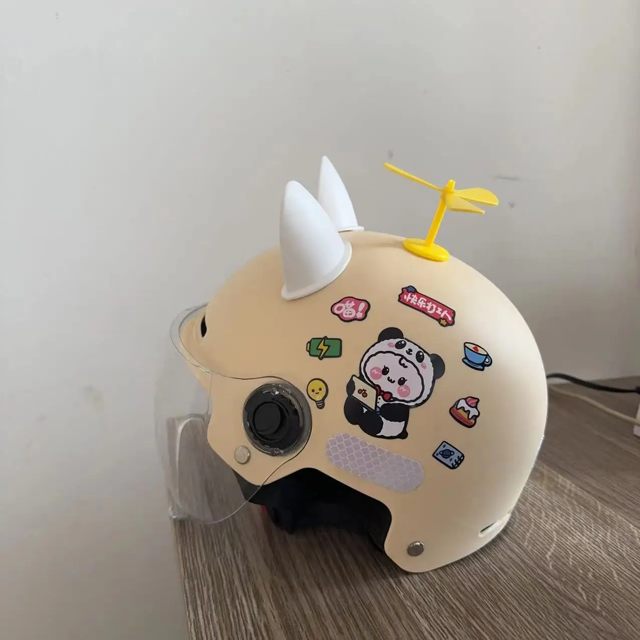 New Cute Trendy ABS Half Helmet for Kids Baby Toddler Boys & Girls Light Safety for Electric Vehicle & Motorcycle Use