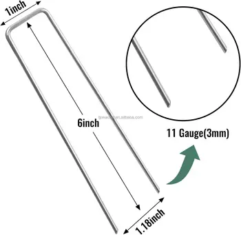 garden Stakes Garden staples Sod Staples Turf Nails