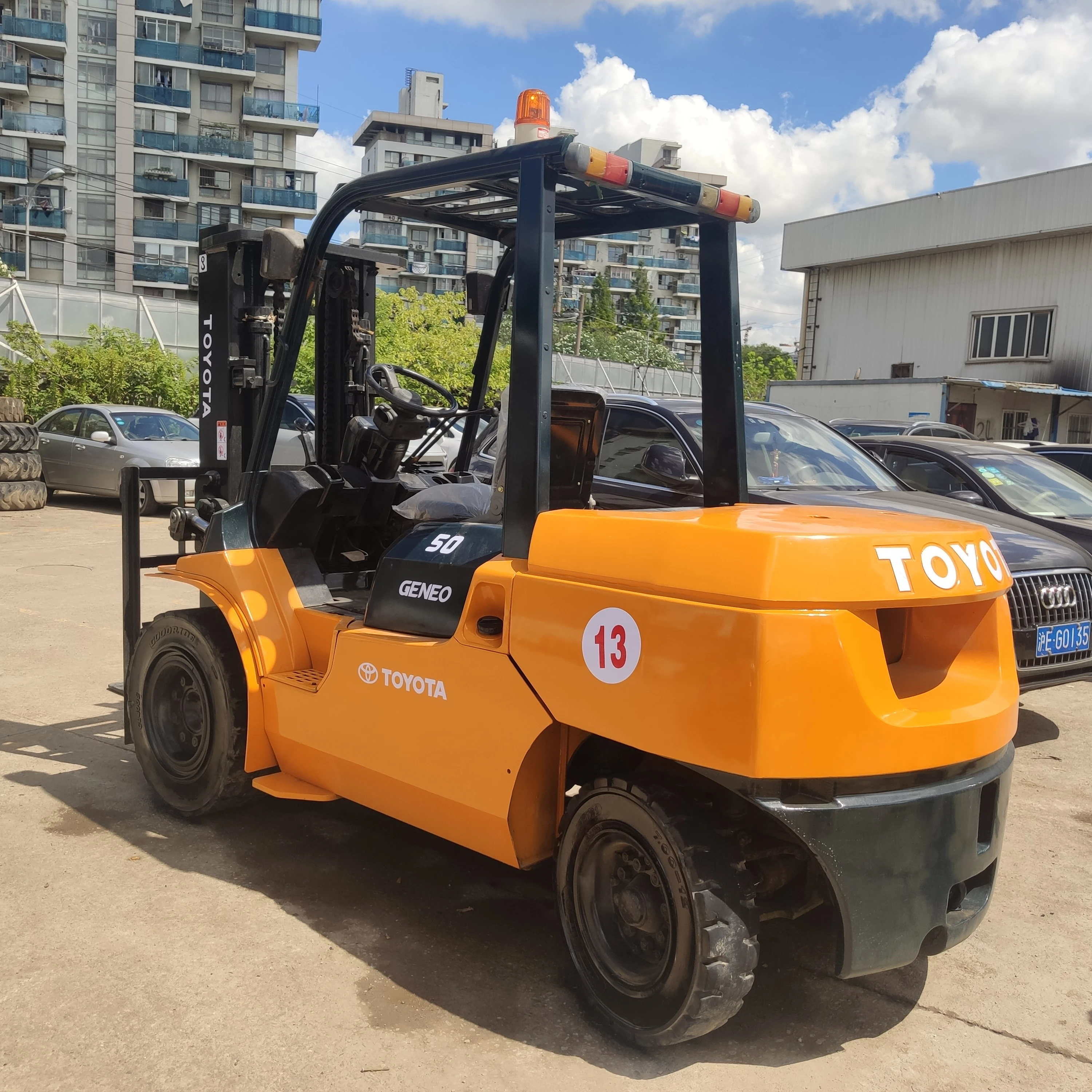 Used 7f 5 Ton Toyota Forklift 7f Fd50 Buy Second Hand Used Toyota 7f