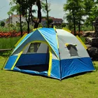 Outdoor 3-4 Person Quick Travel Camping Waterproof Automatic Pop Up Beach Tent