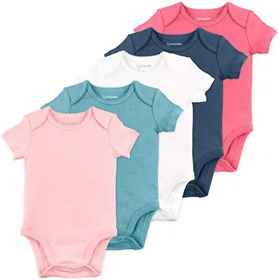 manufacturer Support OEM Wholesale Custom Chinese Factory Newborn Organic Baby Clothes Infant Clothing Cute Baby Girl Rompers