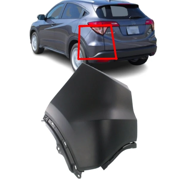 product car rear bumper face bar end extension side cover for honda hrv hr v 2016 2017 2018-35