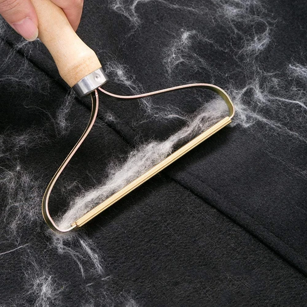 A3446  Woolen Clothes Fuzz Roller Cleaning Sticky Fur Dusting Remover Sweater Tool Portable Lint Remover Manual Lint Roller