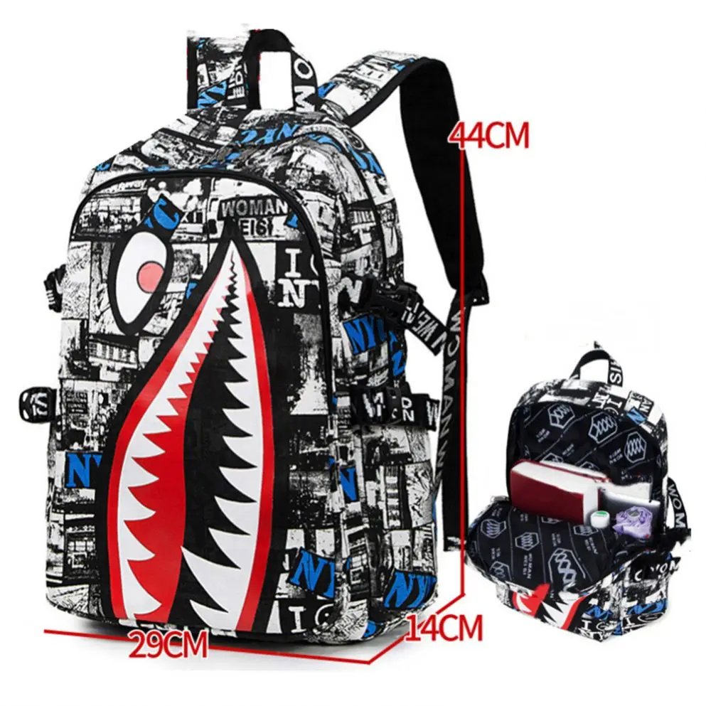 verliezen geur Onafhankelijk Bape Blood Shark Camo Backpacks Travel Laptop Daypack School Bags For Teens  Men Women - Buy Bag Bape,Bape Fanny Pack,Science Backpack Product on  Alibaba.com