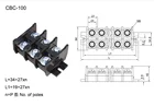 Terminal Block CNTD High Temperature Resistance Strong Toughness CBC Cassette Assembly Terminal Block