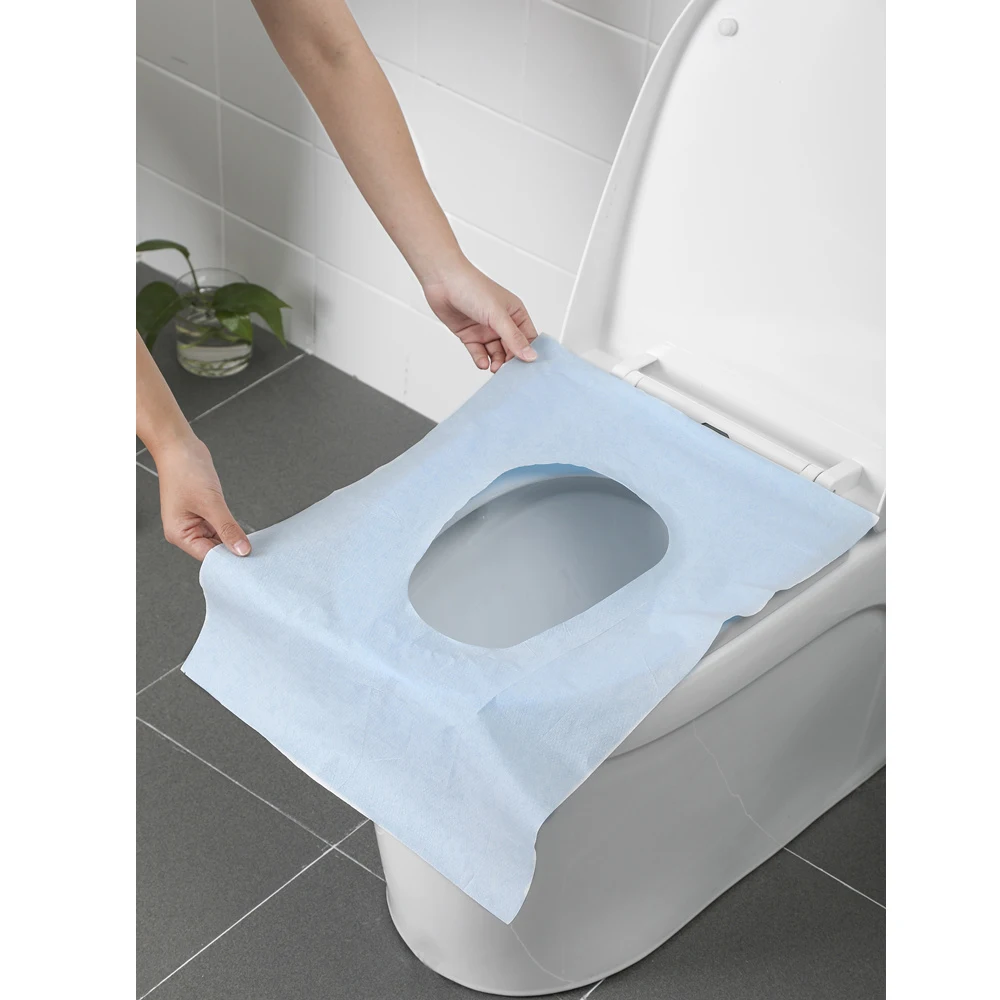 Toilet Seat Covers Paper Travel Flushable Hygienic Disposable Sanitary Bathroom 