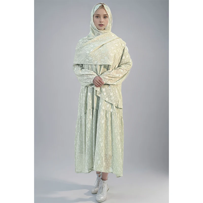 Custom Jilbab One Piece Islamic Clothing for Women Muslim Dress Manufacturer Ramadan Eid Prayer Modest Jlibab supplier