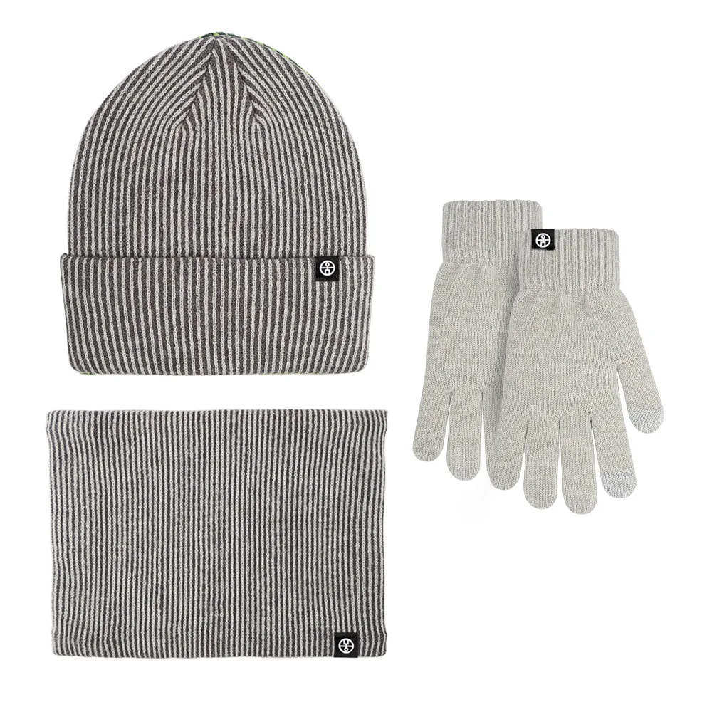 MB4 Cashmere Touch Screen Gloves Neck Warmer Alpaca Wool Plush Winter Beanie Scarf Hat & Glove Sets For Women Men