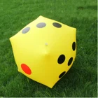 Custom Plastic Dice For Game Pool Toy/ Big Inflatable Dice Pool Toy On Party