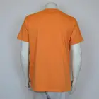 Orange Quality Cotton T-shirt New Design Stylish Sublimate Sport Custom Cotton Short-Sleeved Unisex Basic Orange T-Shirt