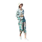 Coat Blue Low MOQ Korean Style Trendy Breathable Casual Coat Small Suit Female Light Blue Linen Spring Coat