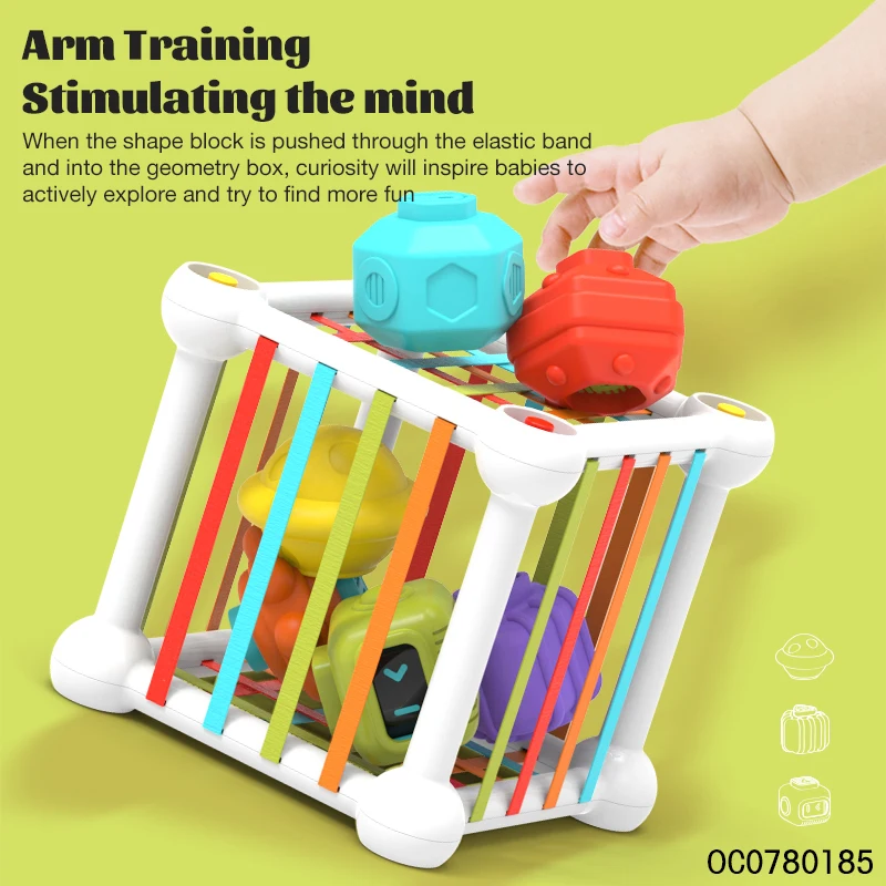 Activity cube baby development early education cognitive stacking toys blocks
