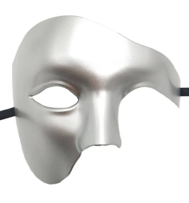 men women Carnival party costume props creative phantom masquerade cosplay mask plastic one eye half face mask
