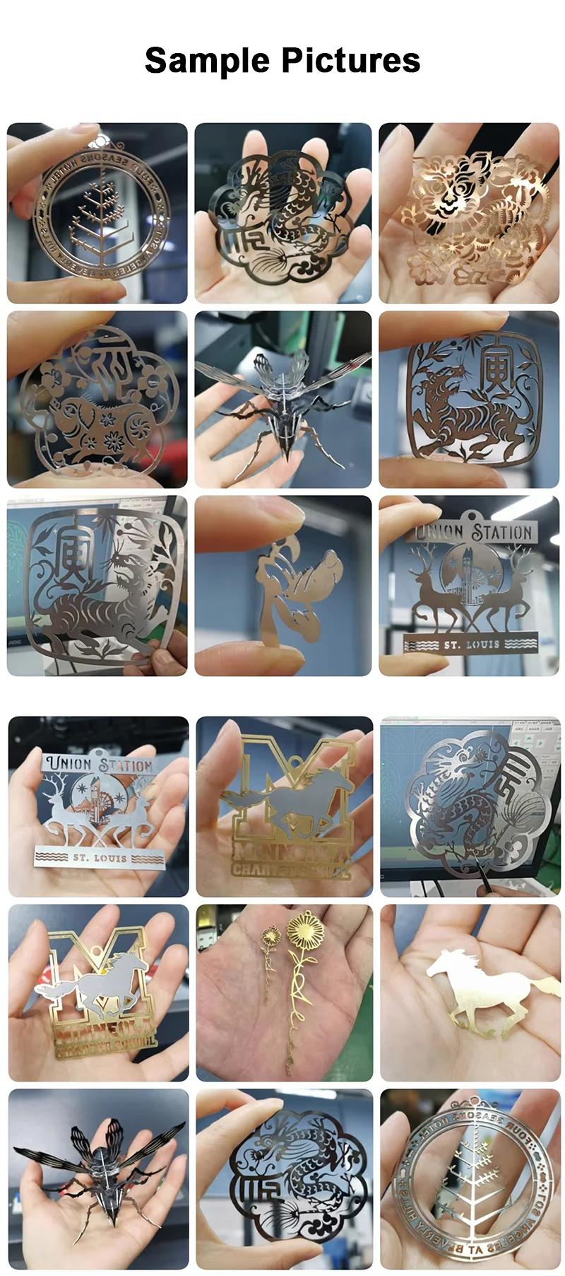 2025 New Design CO2 Laser Cutting Machine Diamond-Cutting-Machine for Carbon Steel Glass Metal Supported Cypcut AI Graphic