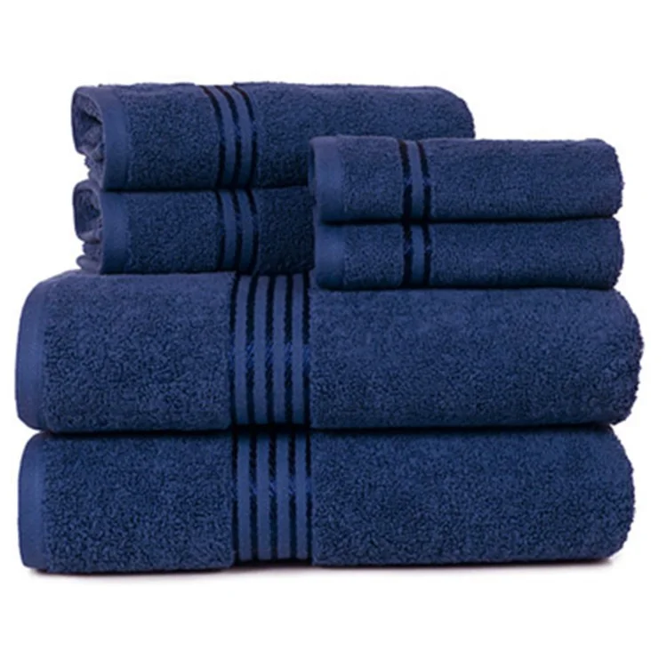 100 cotton terry towel set with custom embroidery logo 70x140cm or custom bath towel with logo
