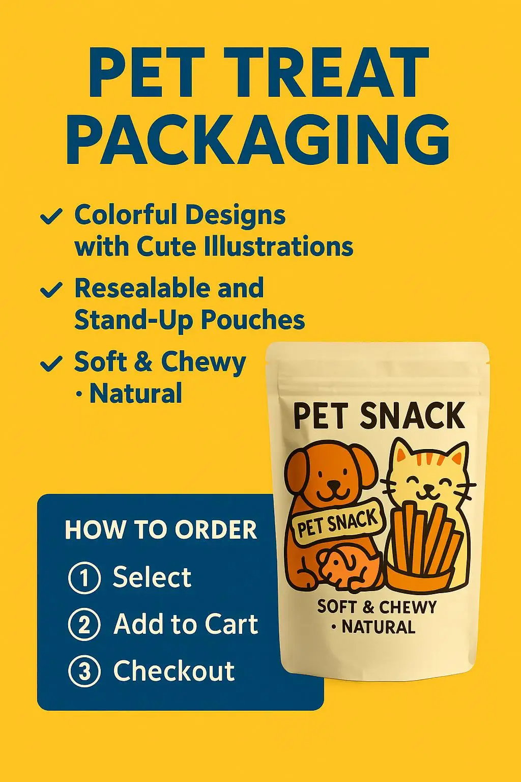 Resealable Stand Up Pouch for Pet Treats and Snacks - detail 11