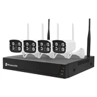 Video Recorder 4CH 4 Channel 1080P/2.0MP Wireless Network Video Recorder NVR Kit