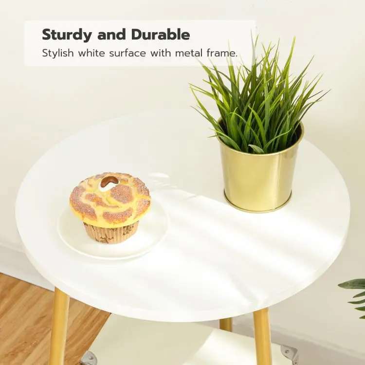 Wholesale Industrial Rustic Wooden Round Side End Table Wood Accent Bed Side Table Side Stool Coffee Table for Living Room