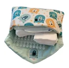 Diaper Baby Diaper Pouch Waterproof Cotton Pouch For Newborn