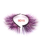 Eyelash Mink 3d Eyelash Custom Private Label Colored Mink Eyelash 3D Colorful Mink Eyelash Christmas Halloween Lashes