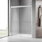 Sauna Hotel OEM ODM Cabin Cabine 8Mm Dry And Wet Sauna Hotel 90X90 Modern Cabins Turkey Swing Sliding Wheels Shower Door