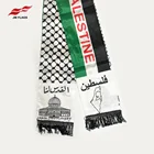 Scarf Wholesale Palestine Scarf Palestine Flag Scarf Events Decoration Satin Polyester Palestine Scarf