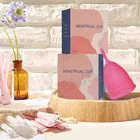 Women Free Sample 100% Hygiene Feminine Wholesale Reusable Women Soft Custom With Low Price Menstrual Cup