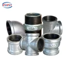 Pipe Fittings Fitting 1/2"-6" Inch Threaded Plumbing Pipe Fittings GI Malleable Cast Iron Pipe Fitting