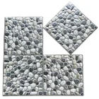 Garden 3D Inkjet Printing Garden Rustic Stone Look Floor Tiles Promotion 40x40