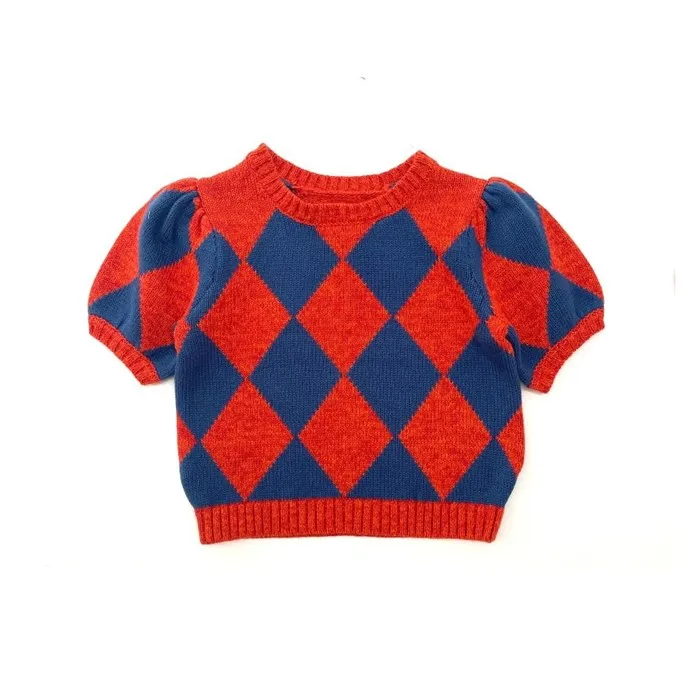 2023 New arrival Cute Knitted spring summer organic Cotton jacquard Baby Infant Clothes Kids Boys Girls Sweaters