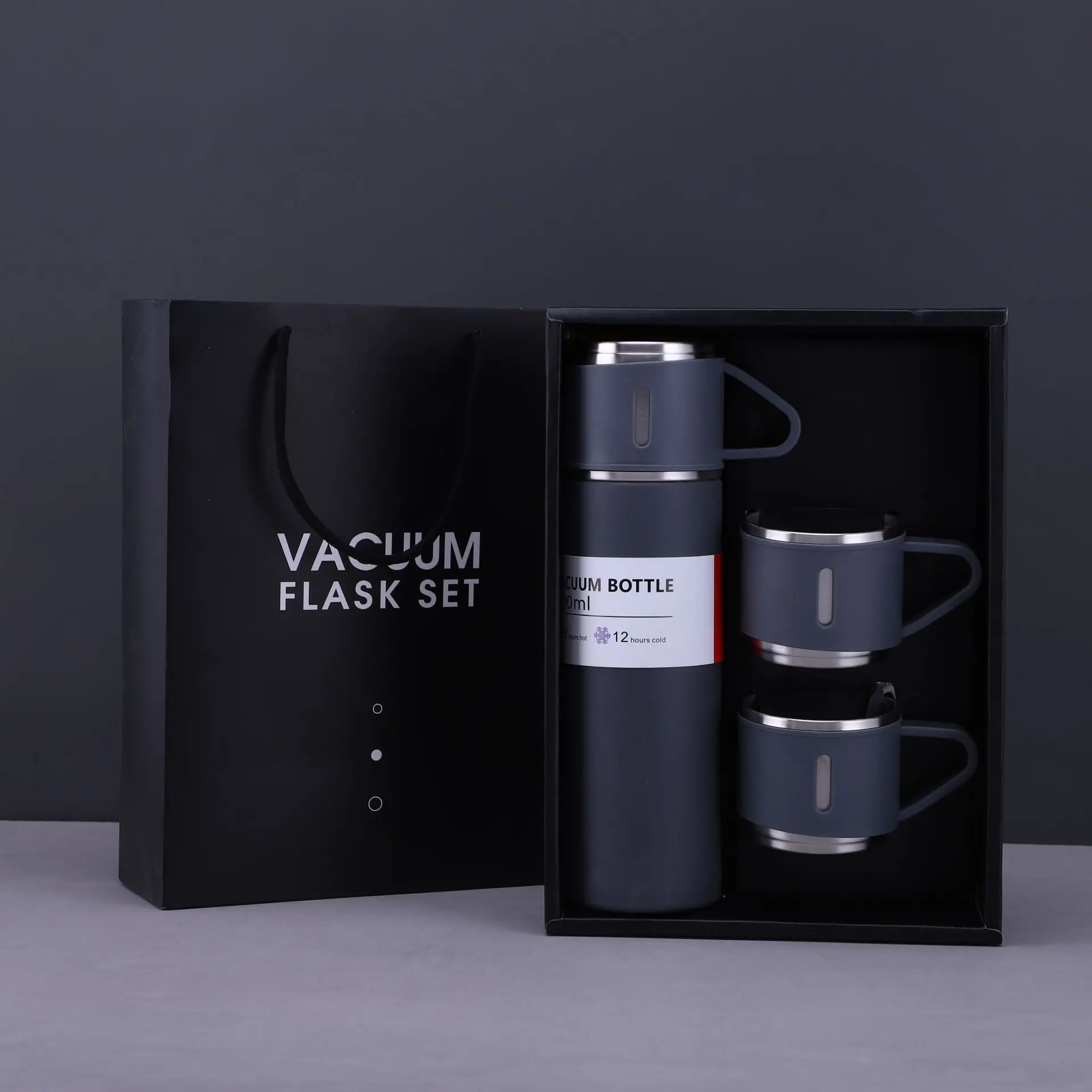 High quality Stainless steel 304 500ml 30oz  Portable Wonderful Continuous insulation gift Vacuum cup set